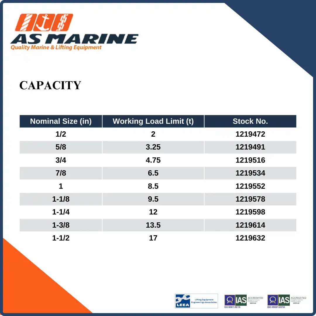 Capacity G2130A Crosby USA